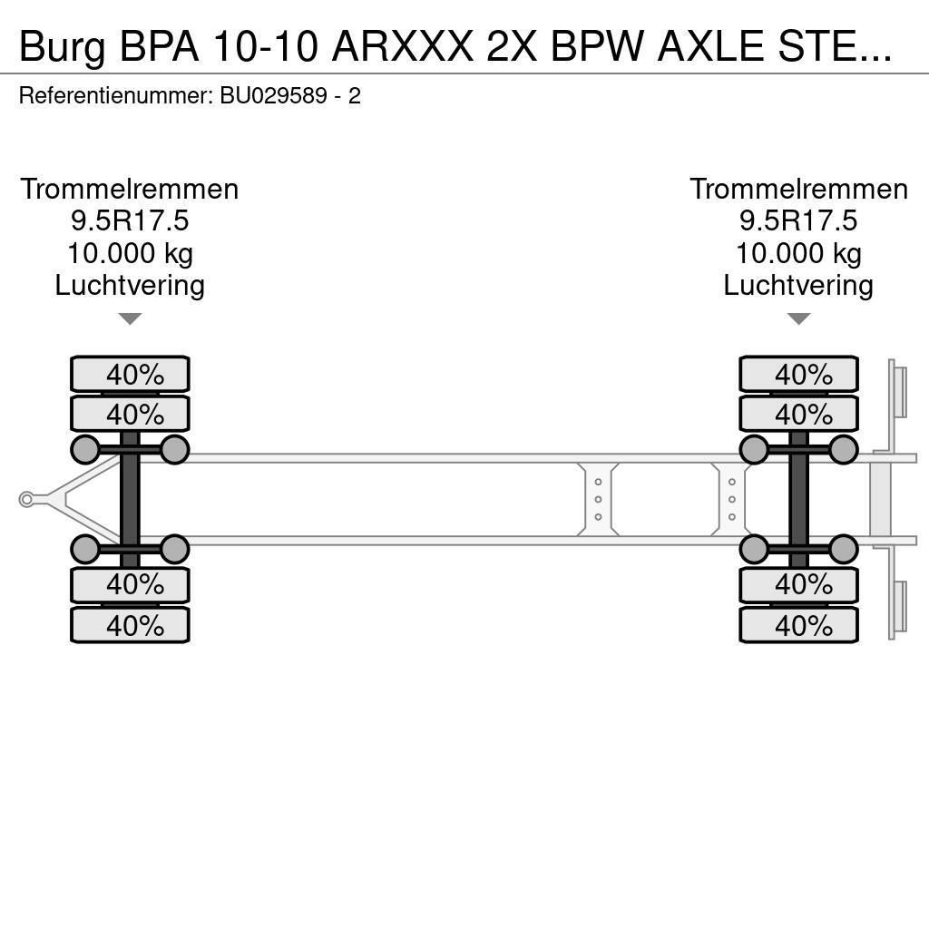 Burg BPA 10-10 ARXXX 2X BPW AXLE STEERING Desmontables
