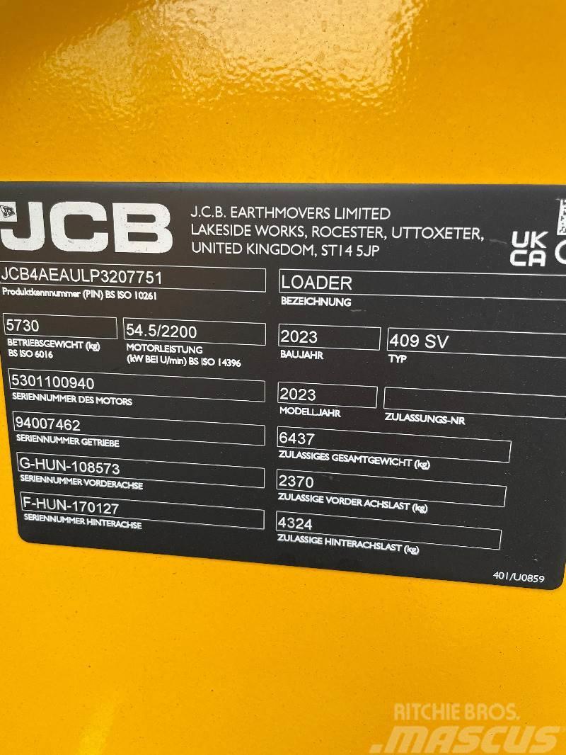 JCB 409 S5 Cargadoras sobre ruedas