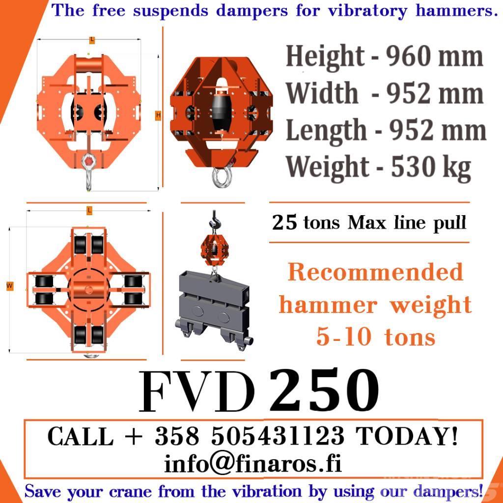  Vibration Damper FVD250 Martillos neumáticos para pilotes