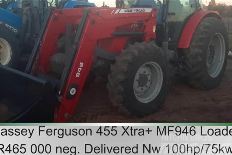 Massey Ferguson 455 Xtra + MF 946 loader - 100hp / 75kw Tractores