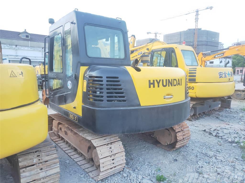 Hyundai R80-7 Excavadoras de cadenas