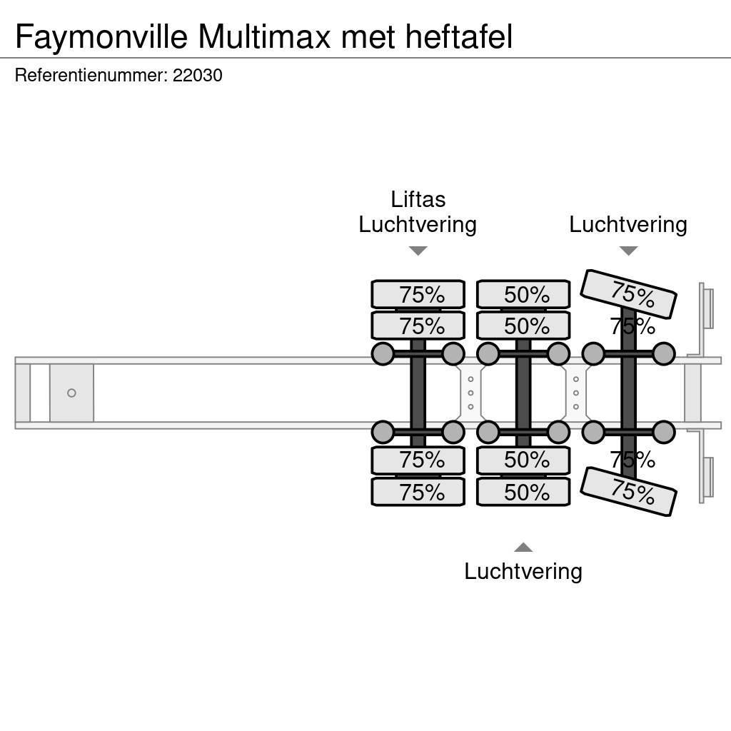 Faymonville Multimax met heftafel Semirremolques de góndola rebajada