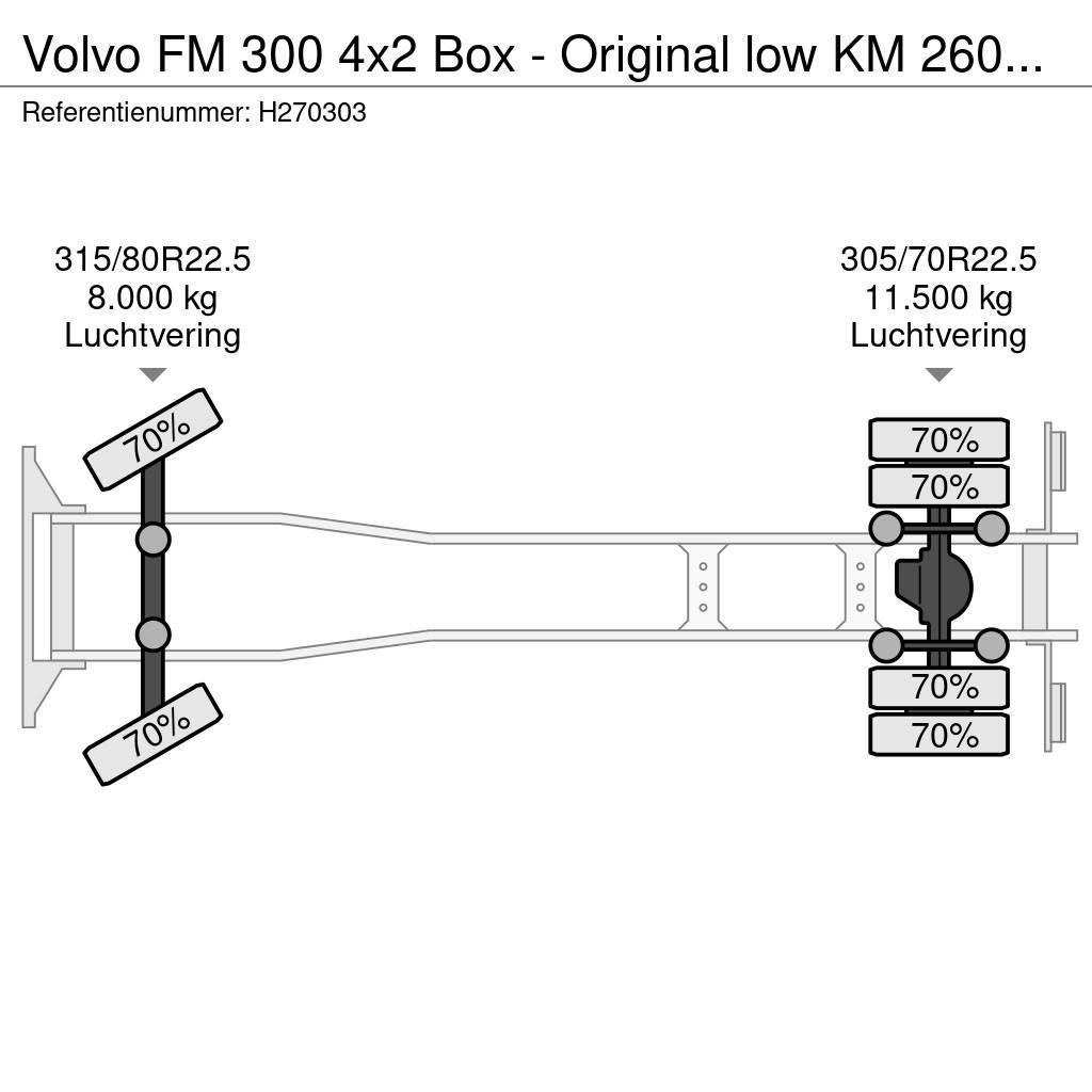 Volvo FM 300 4x2 Box - Original low KM 260Tkm - Loadlift Camiones caja cerrada
