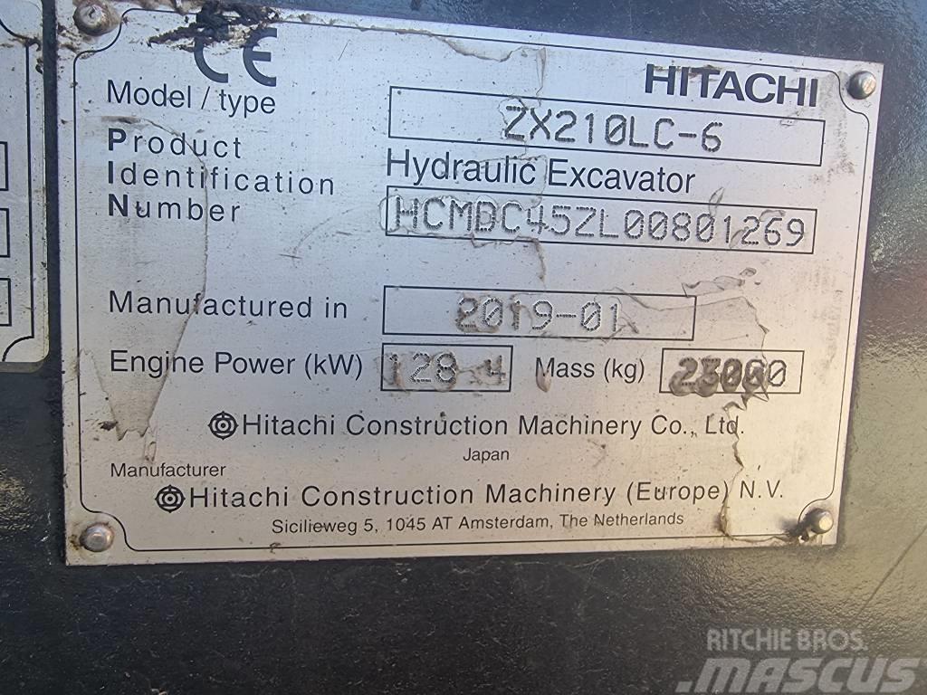 Hitachi ZX 210 LC N-6 Excavadoras de cadenas