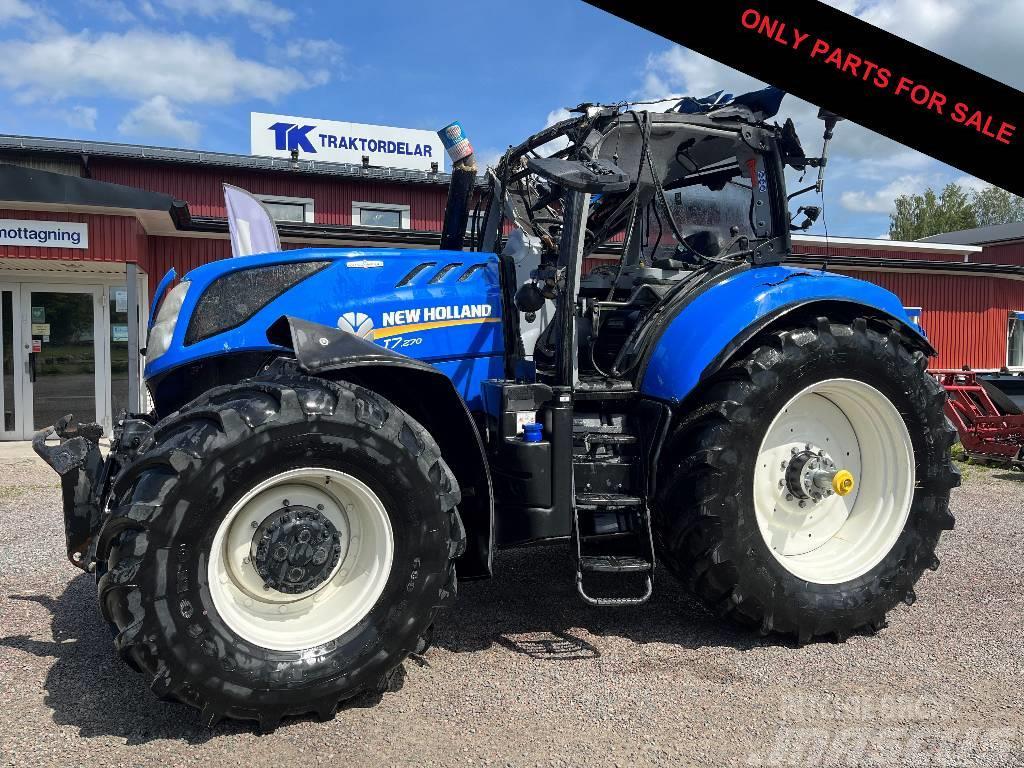 New Holland T 7.270 dismantled: only spare parts Tractores