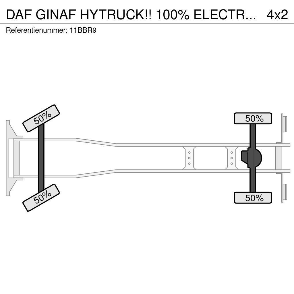 DAF GINAF HYTRUCK!! 100% ELECTRIC!! ZERO EMISSION!!!68 Camiones caja cerrada