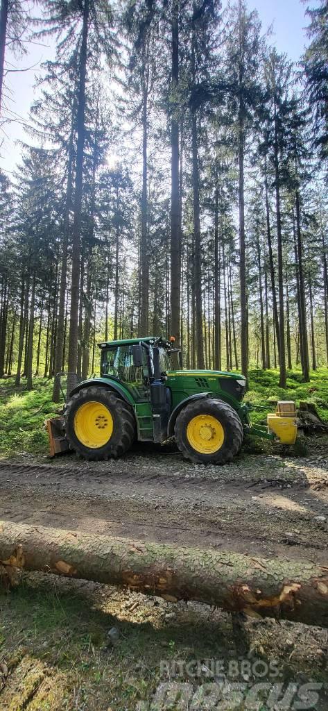 John Deere 6155 R Tractor forestal