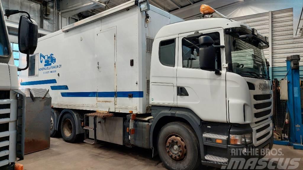 Scania R 500 Asuntokuorma-auto Camiones caja cerrada
