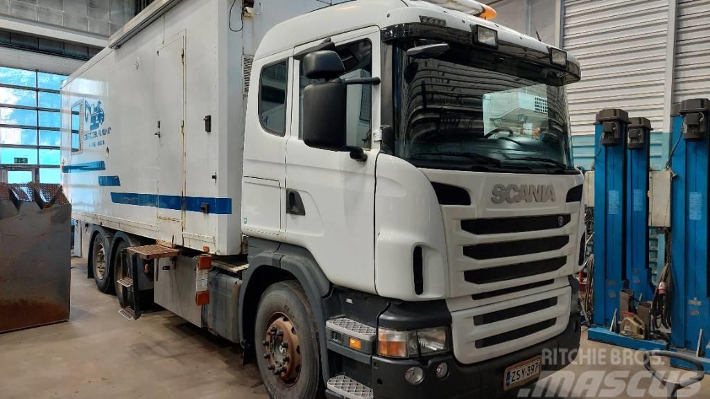 Scania R 500 Asuntokuorma-auto Camiones caja cerrada