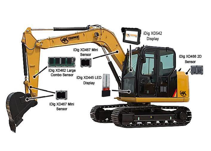  iDig NEW XD611 Touch 2D Excavator Grade Control Sy Otros componentes