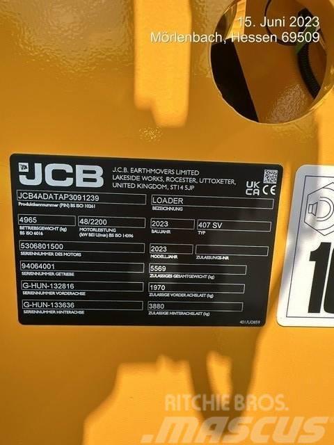 JCB 407 Cargadoras sobre ruedas