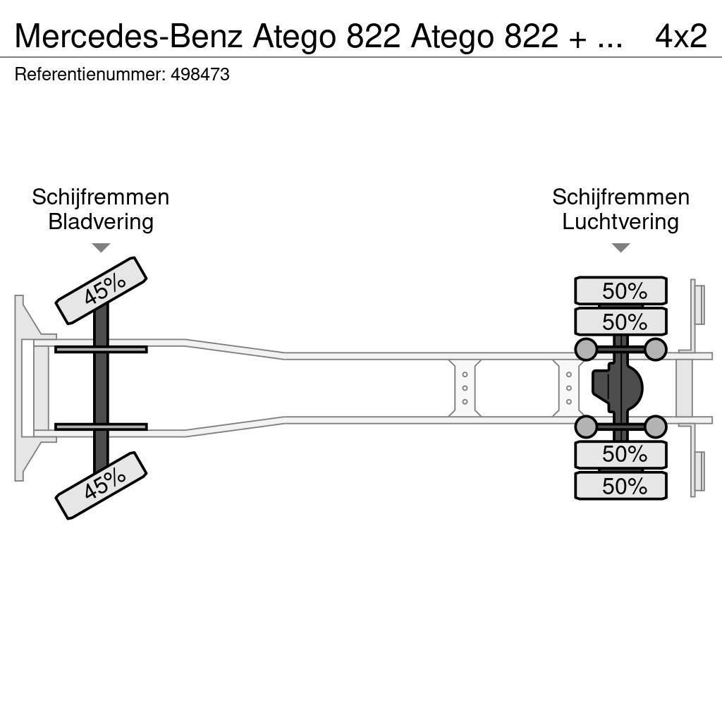 Mercedes-Benz Atego 822 Atego 822 + Euro 5 + Dhollandia lift Camiones caja cerrada