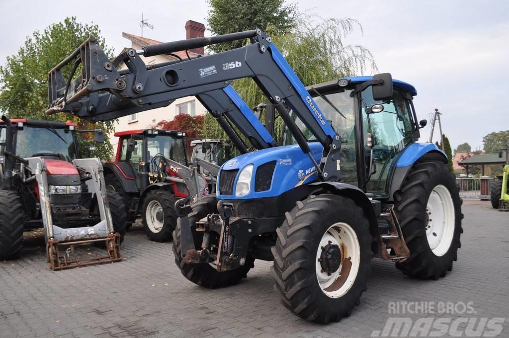 New Holland T6.140 + QUICKE Q56 Tractores