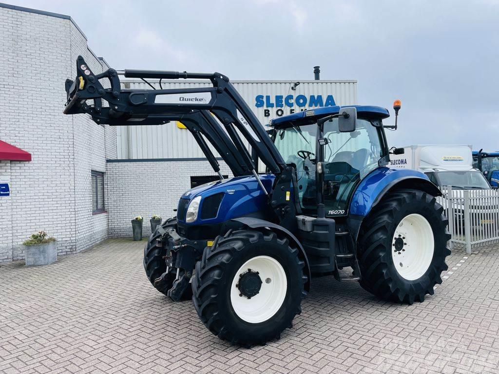 New Holland T6070 RC Alö frontlader Fronthef+PTO Tractores