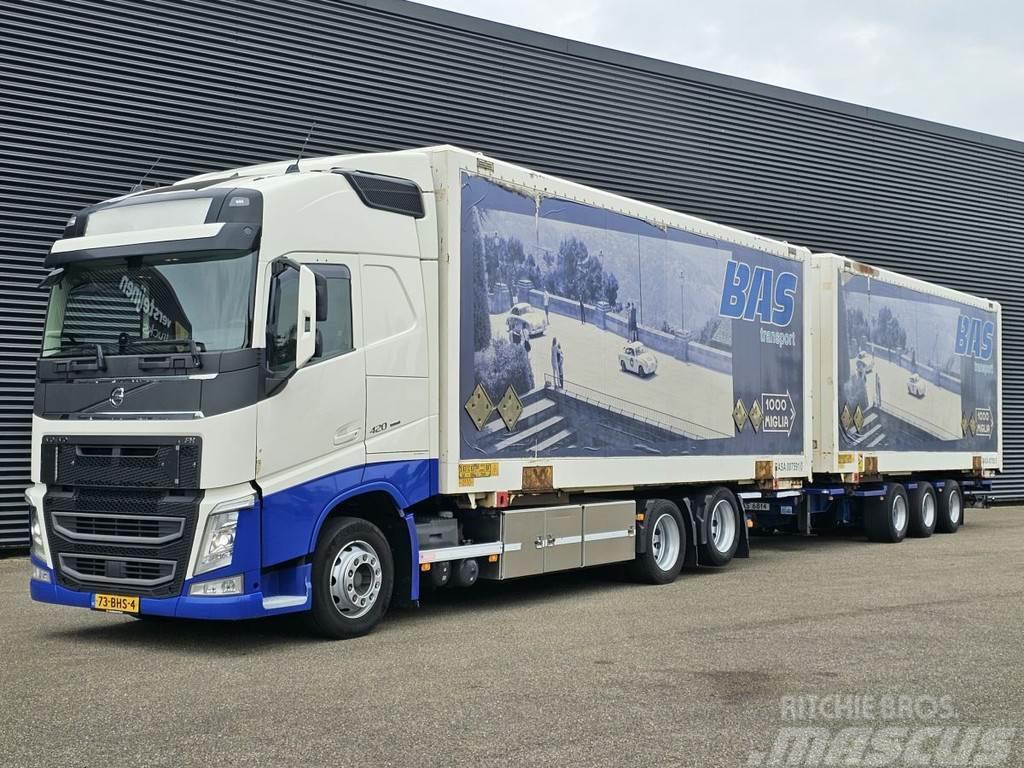 Volvo FH 420 6x2 / COMBI / BDF / BOX / GROENEWEGEN TRAIL Camiones caja cerrada