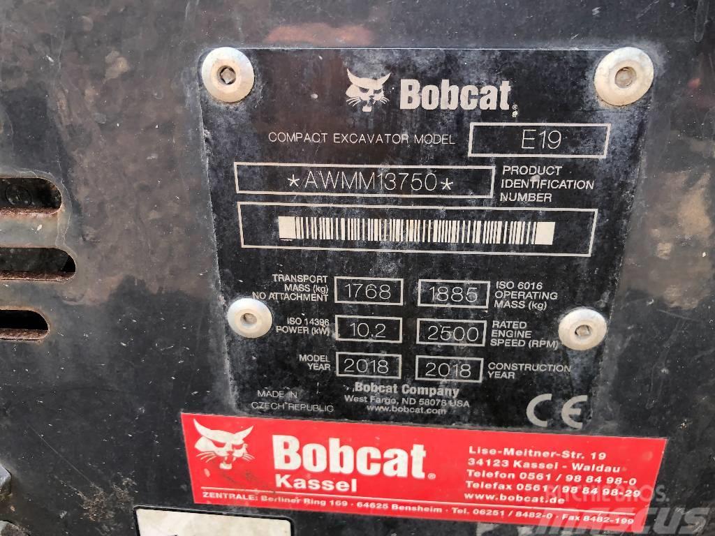 Bobcat E 19 Mini excavadoras < 7t