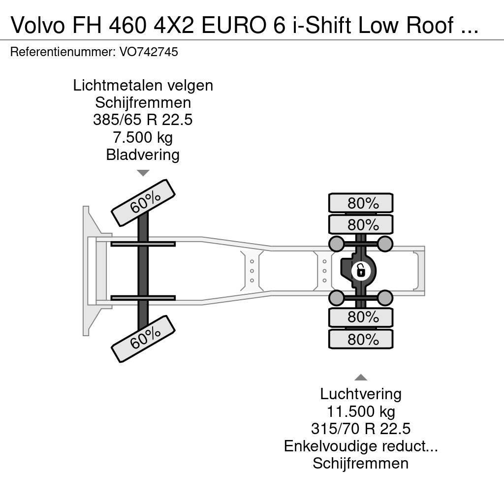 Volvo FH 460 4X2 EURO 6 i-Shift Low Roof APK Cabezas tractoras