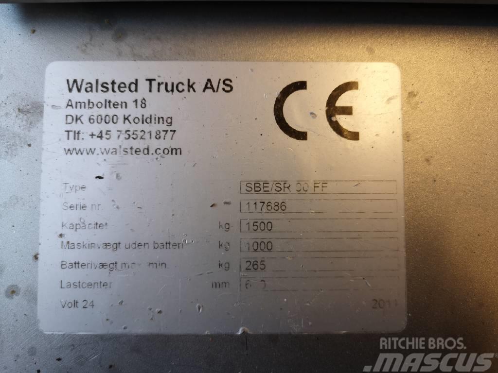  Walsted SBE/SR90FF - 1,5 tonns rustfri stabler FRI Apiladores eléctricos