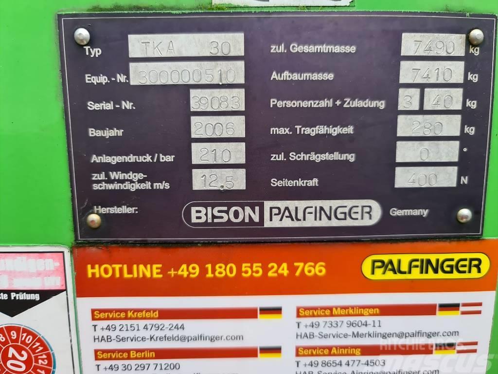  Bison-Palfinger TKA 30 KS Plataformas sobre camión