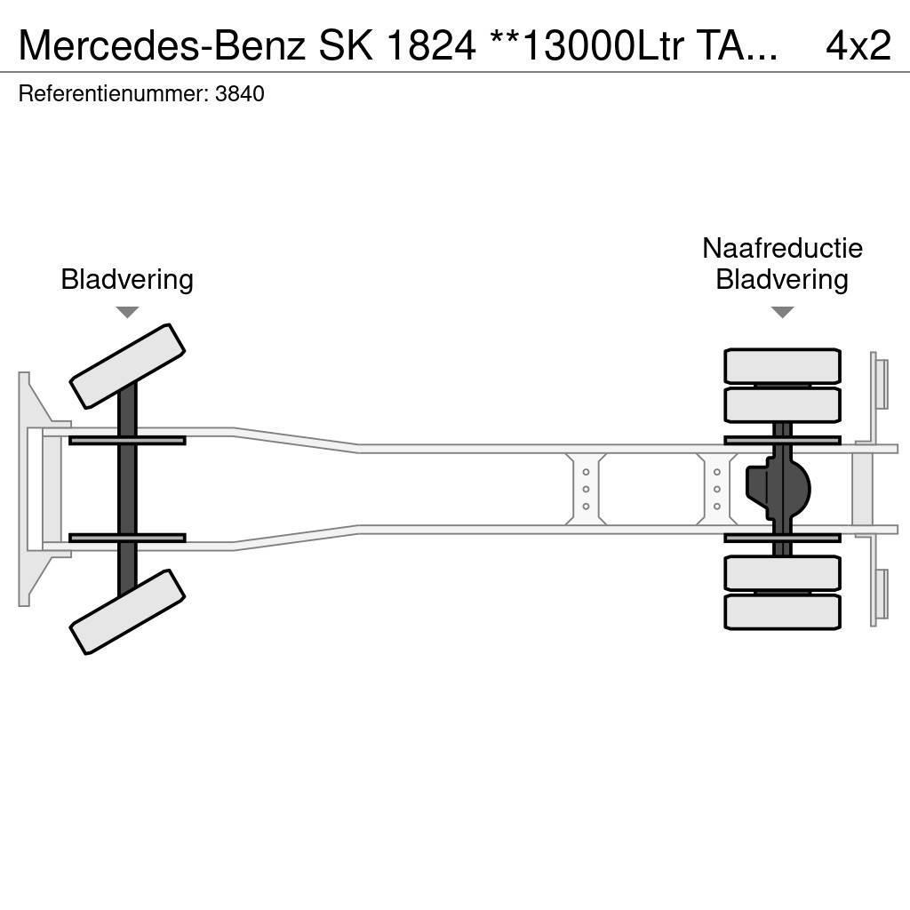 Mercedes-Benz SK 1824 **13000Ltr TANK-FULL STEEL**TOPSHAPE** Camiones cisterna