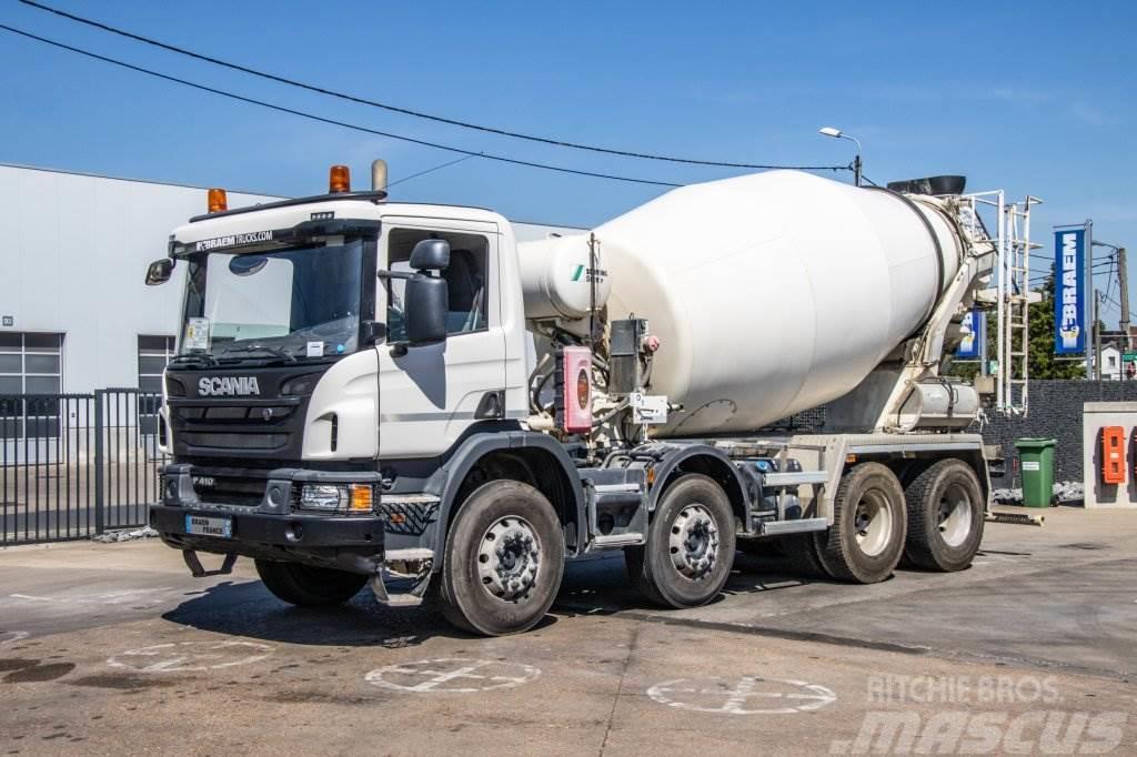 Scania P410+E6+STETTER 9M³ Camiones hormigonera