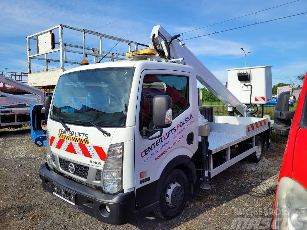 Multitel 160ALU DS -16m Nissan NT400 bucket truck boom lift Plataformas sobre camión