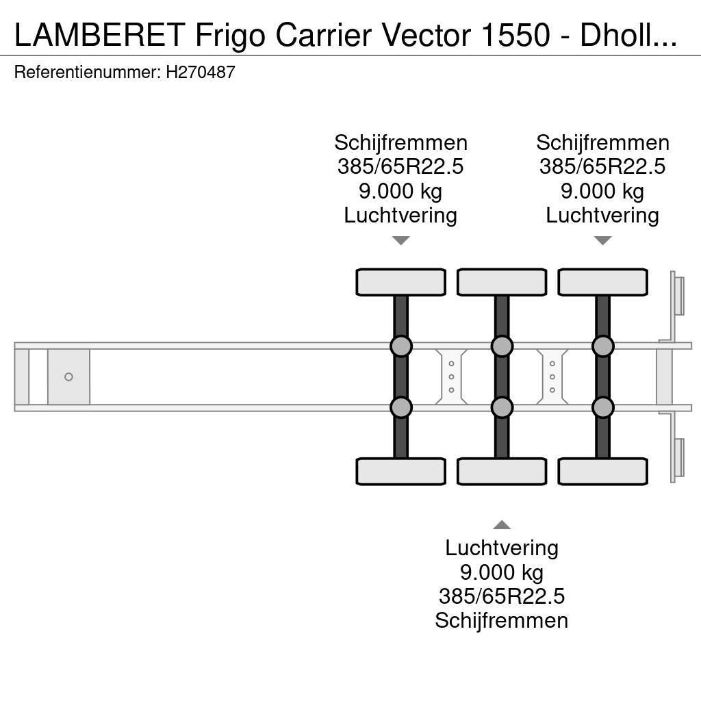 Lamberet Frigo Carrier Vector 1550 - Dhollandia Loadlift - Semirremolques isotermos/frigoríficos