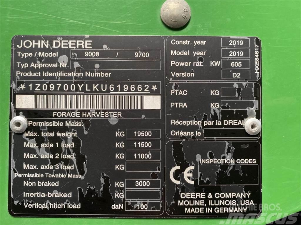 John Deere 9700 Picadoras de forraje autopropulsadas