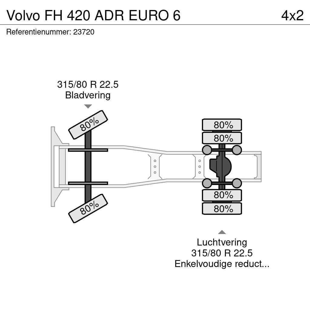 Volvo FH 420 ADR EURO 6 Cabezas tractoras