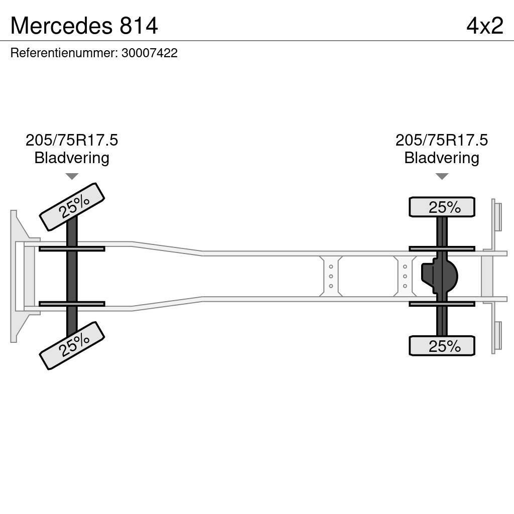 Mercedes-Benz 814 Camiones plataforma