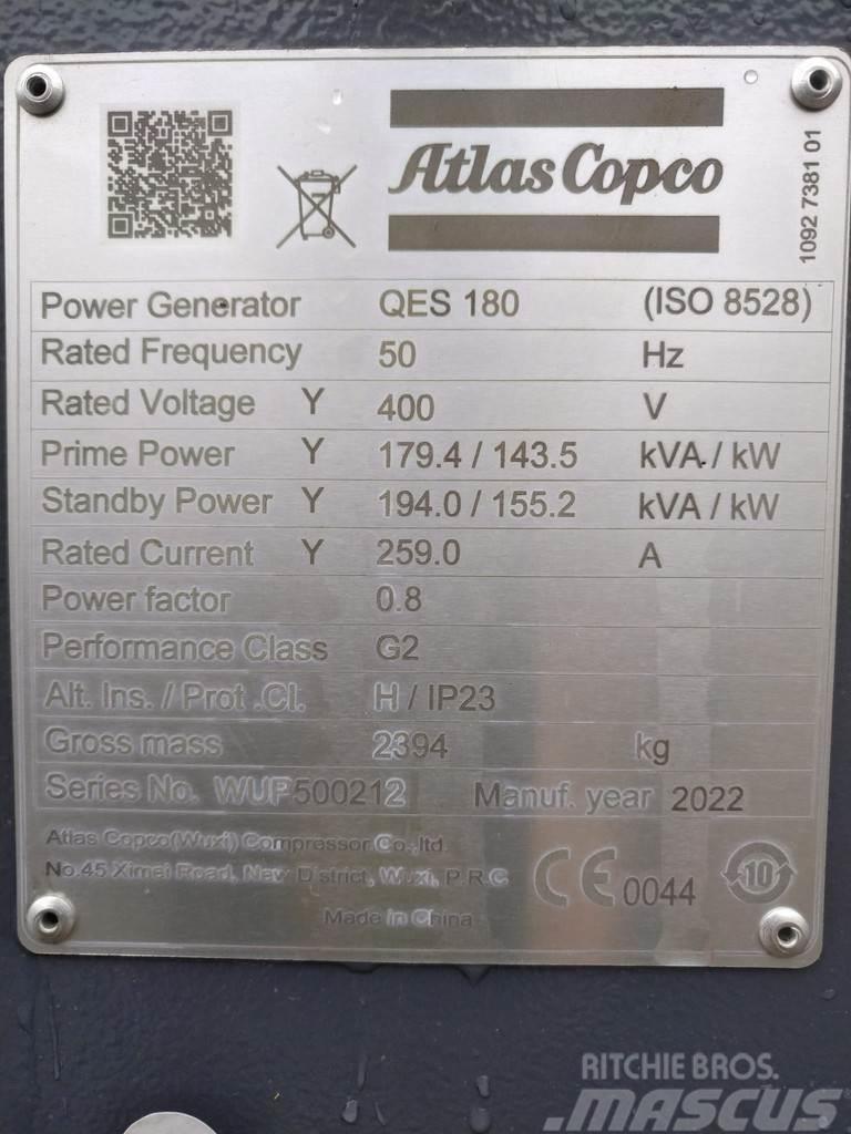 Atlas Copco QES 180 Generadores diesel