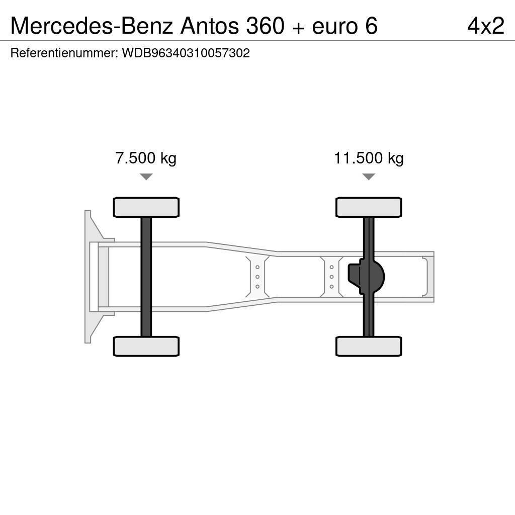 Mercedes-Benz Antos 360 + euro 6 Cabezas tractoras