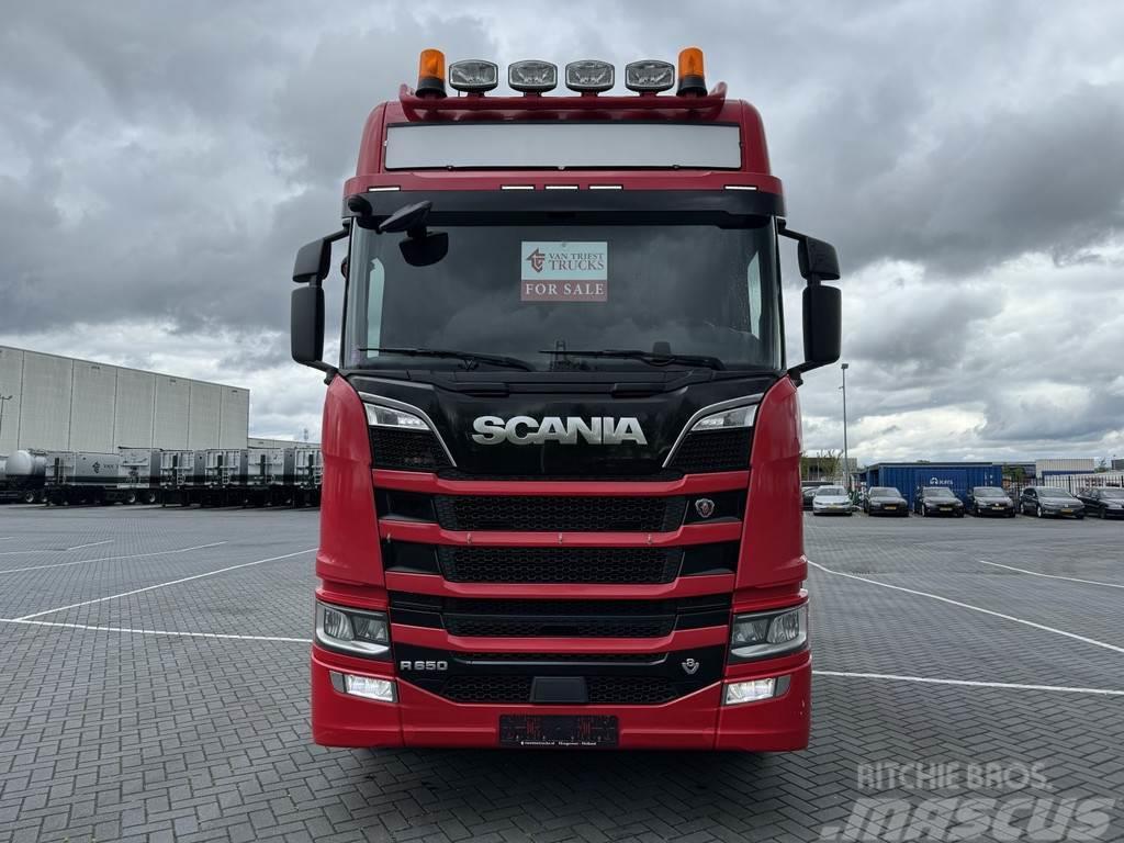 Scania R650 6X4 full air, retrader, NO EGR Cabezas tractoras