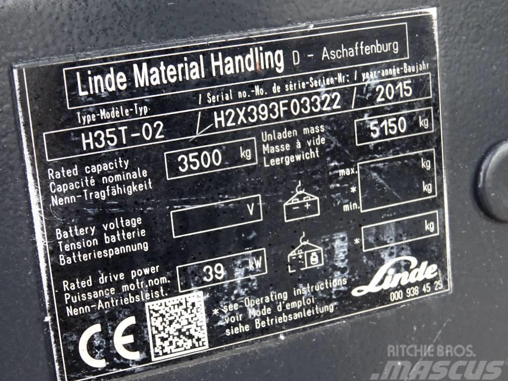 Linde H35T-02 Carretillas LPG