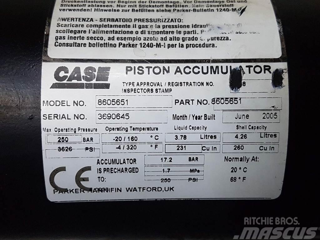 CASE 621D-8605651-Accumulator/Hydrospeicher Hidráulicos