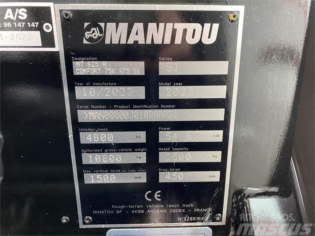 Manitou MT625H COMFORT ST5 Carretillas telescópicas