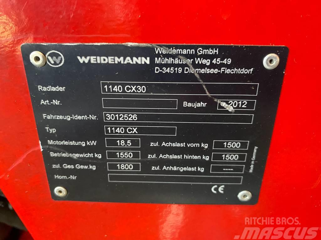 Weidemann 1140 CX30 Cargadoras multifunción