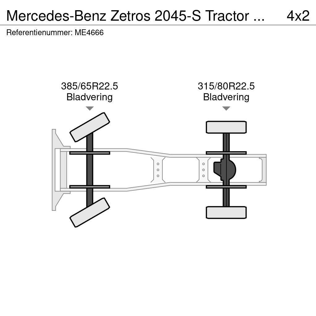Mercedes-Benz Zetros 2045-S Tractor Head Cabezas tractoras