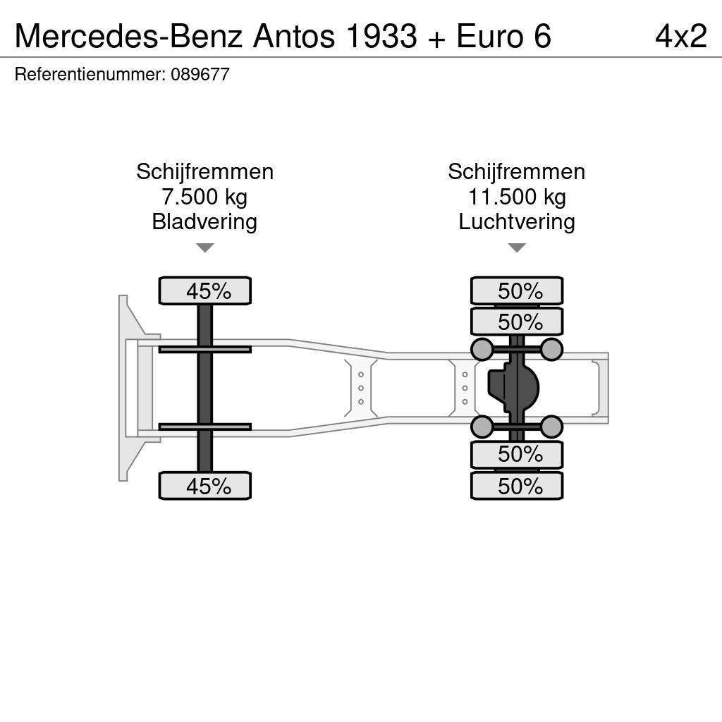 Mercedes-Benz Antos 1933 + Euro 6 Cabezas tractoras