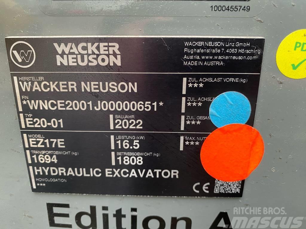 Wacker Neuson EZ17e Excavadoras de cadenas