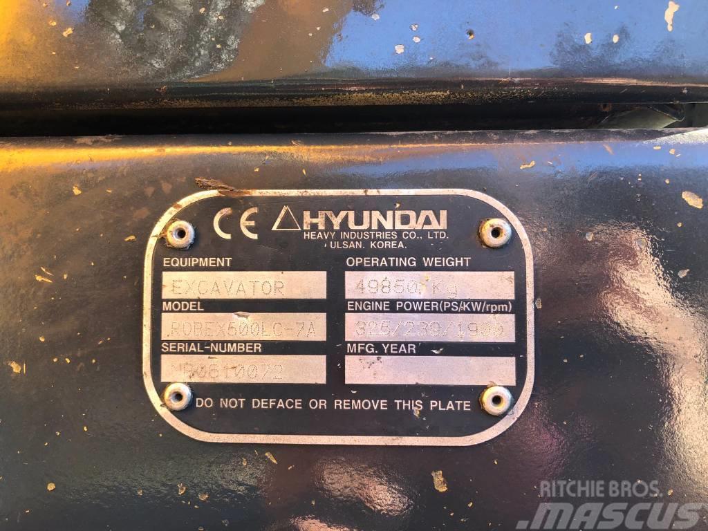 Hyundai R500LC-7A Excavadoras de cadenas