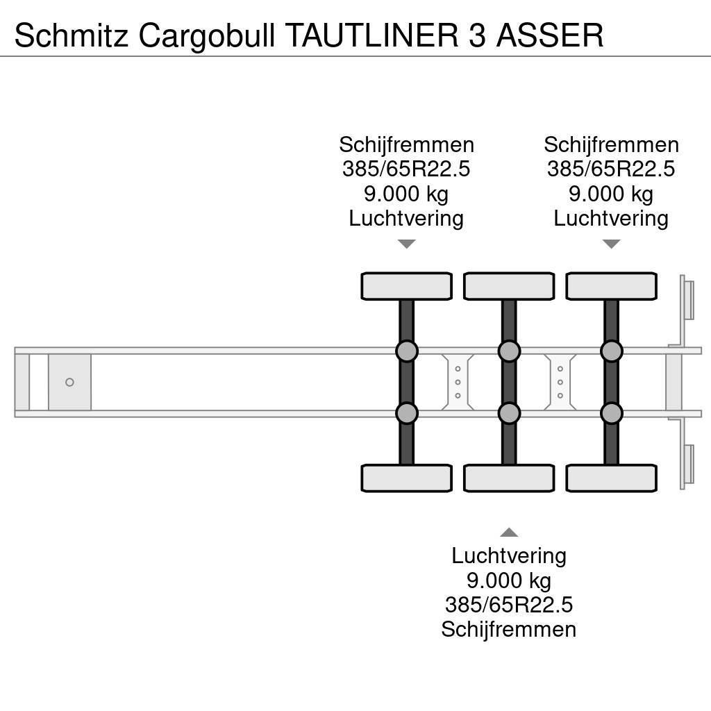 Schmitz Cargobull TAUTLINER 3 ASSER Semirremolques con caja de lona