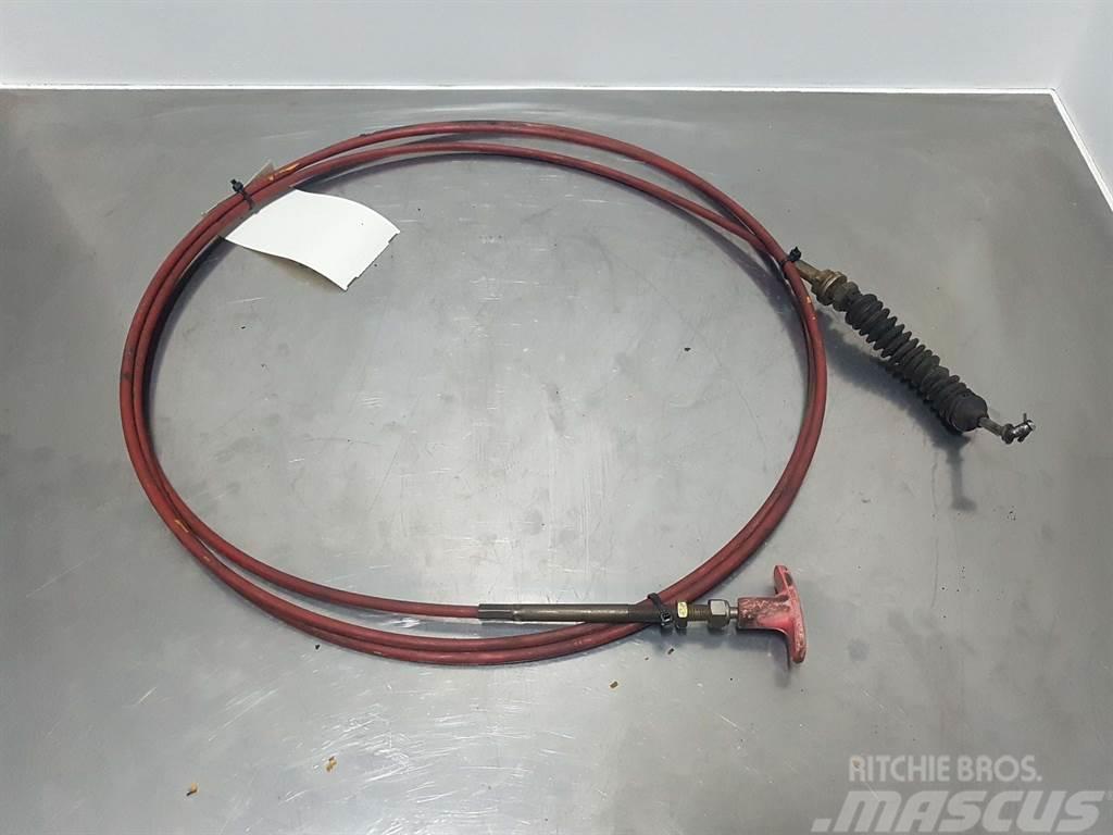 Liebherr L541-Morse 231388-Stop cable/Abstellzug Chasis y suspención