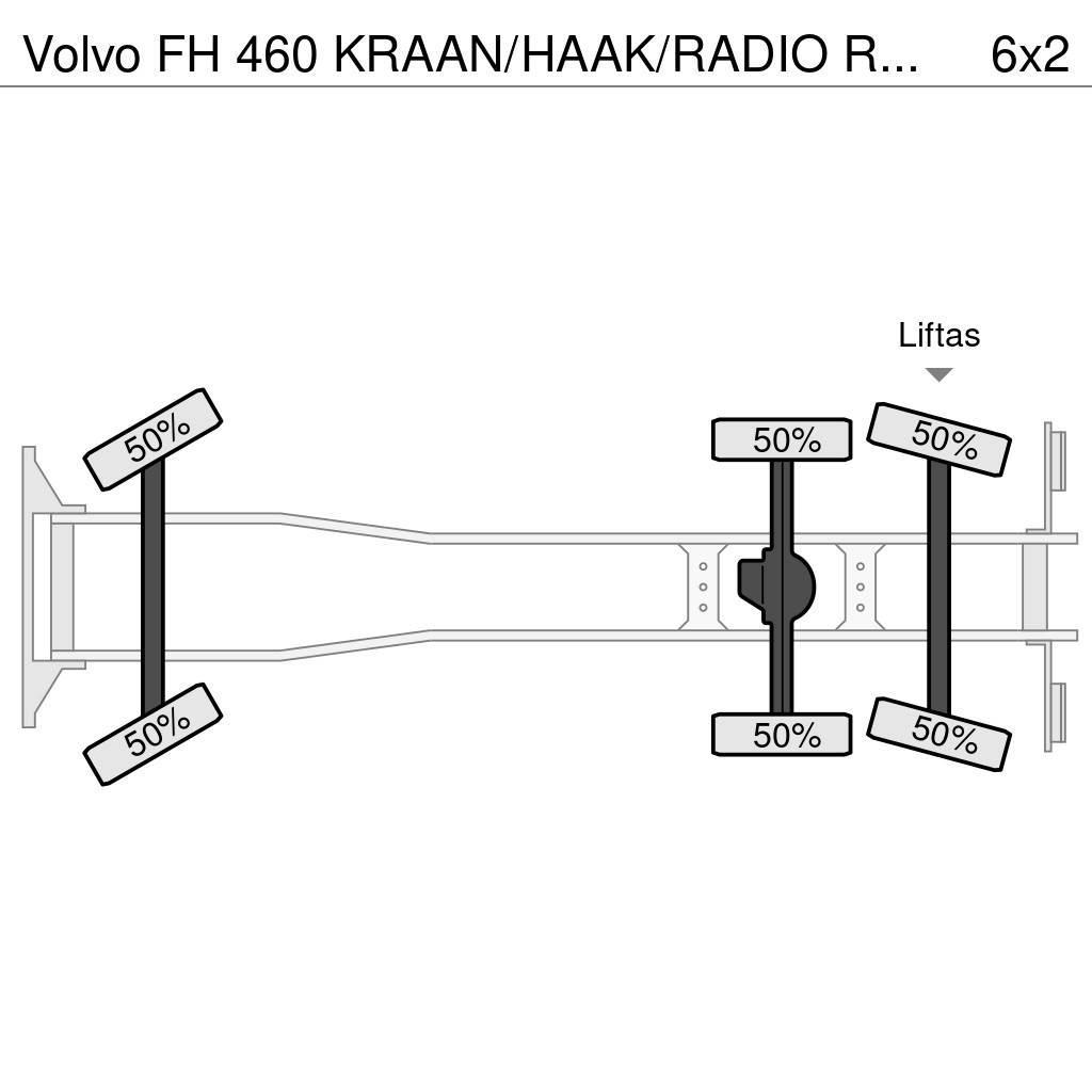 Volvo FH 460 KRAAN/HAAK/RADIO REMOTE!! EURO6 Camiones polibrazo