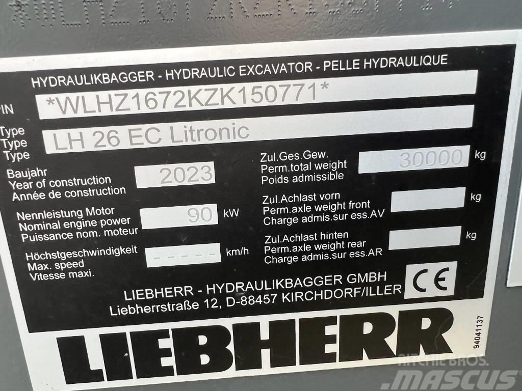 Liebherr LH26 EC Excavadoras de cadenas