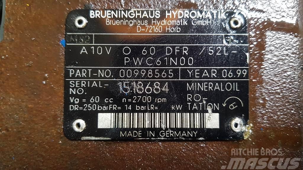 Brueninghaus Hydromatik A10VO60DFR/52L - Load sensing pump Hidráulicos