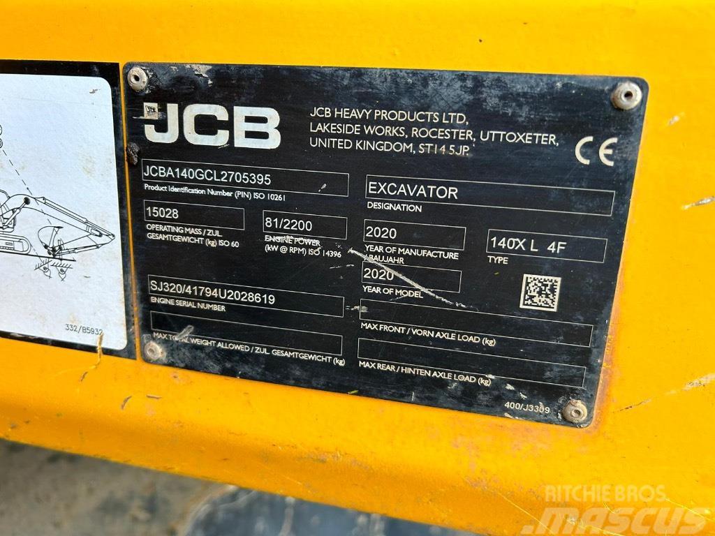 JCB 140X Excavadoras de cadenas