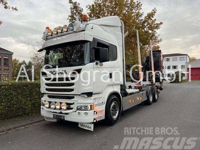Scania R730 V8 6X4 Hiab 1080/Retarder/Euro 5 EEV Transporte de madera