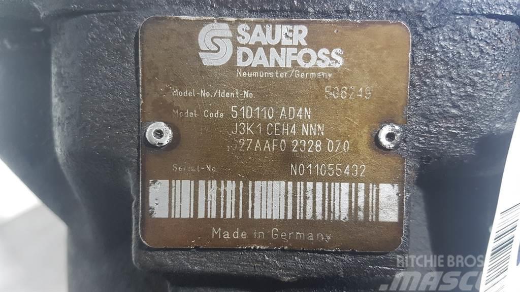 Sauer Danfoss 51D110AD4N-Drive motor/Fahrmotor/Rijmotor Hidráulicos