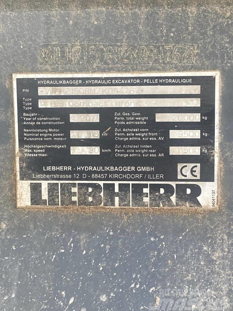 Liebherr A 918 Compact Excavadoras de ruedas